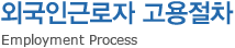 외국인근로자 고용절차 -Employment Process